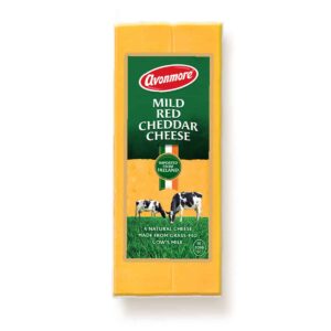 Avonmore Mild Red Cheddar Cheese from Ireland, Block, Approx Weight - 5KG