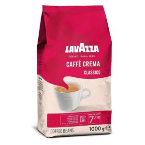 Lavazza Caffe Crema, Classico 7/10, Coffee Beans, Italy - 1KG