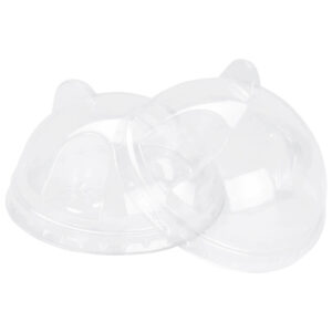 Bubbly Panda Shaped Lid Cover - 50 Lids Per Pack