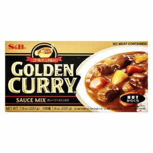 S&B Golden Curry Sauce Hot, Japan - 220G