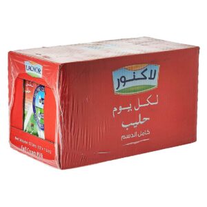 Lacnor Milk Full Cream - 12 X 1LTR