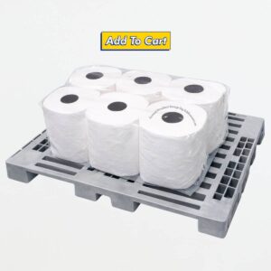 GGFT Maxi Kitchen Tissue Rolls, 2 PLY, 650 GSM, Made in UAE - Pack of 6 Rolls