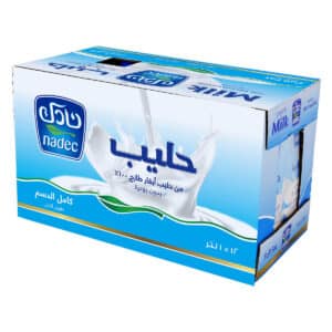 Nadec Full Cream, Long Life Milk - 12 X 1LTR