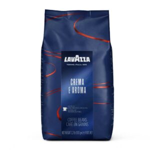 Lavazza Crema E Aroma Coffee Beans, Blue, Italy - 1KG