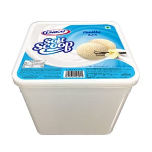 Unikai Vanilla Ice Cream Soft Scoop - 4LTR