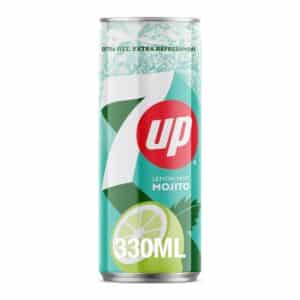 7UP Mojito Soft Drink, UAE - 24 X 330ML